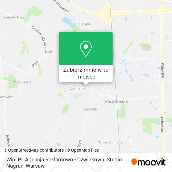 Mapa Wipi.Pl. Agencja Reklamowo - Dźwiękowa. Studio Nagrań