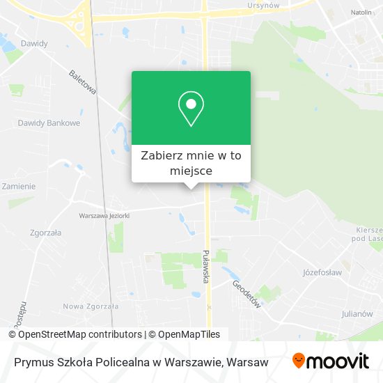 Mapa Prymus Szkoła Policealna w Warszawie