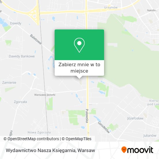 Mapa Wydawnictwo Nasza Księgarnia