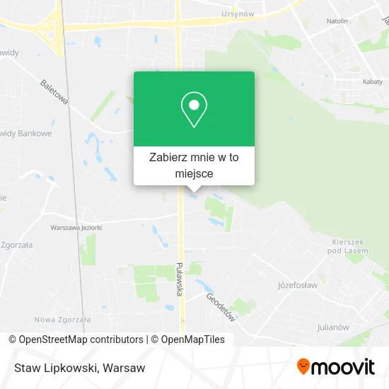 Mapa Staw Lipkowski