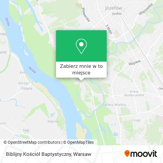 Mapa Biblijny Kościół Baptystyczny