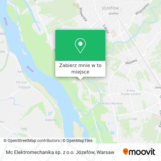 Mapa Mc Elektromechanika sp. z o.o. Józefów