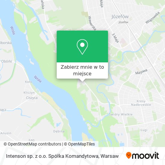 Mapa Intenson sp. z o.o. Spółka Komandytowa