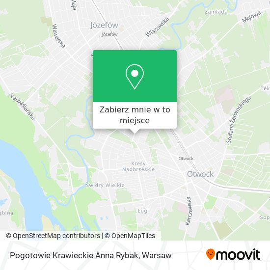 Mapa Pogotowie Krawieckie Anna Rybak