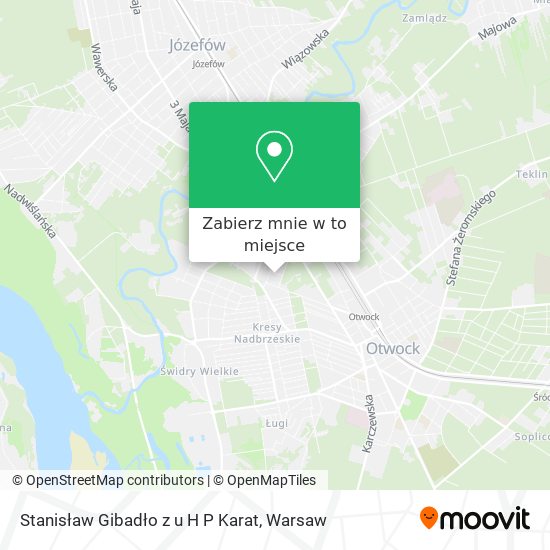 Mapa Stanisław Gibadło z u H P Karat