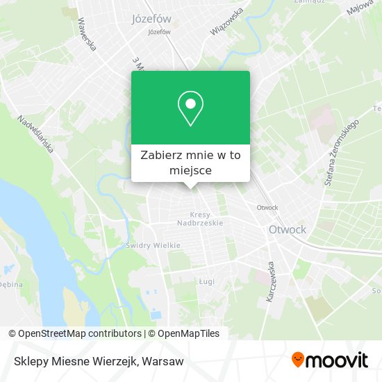 Mapa Sklepy Miesne Wierzejk