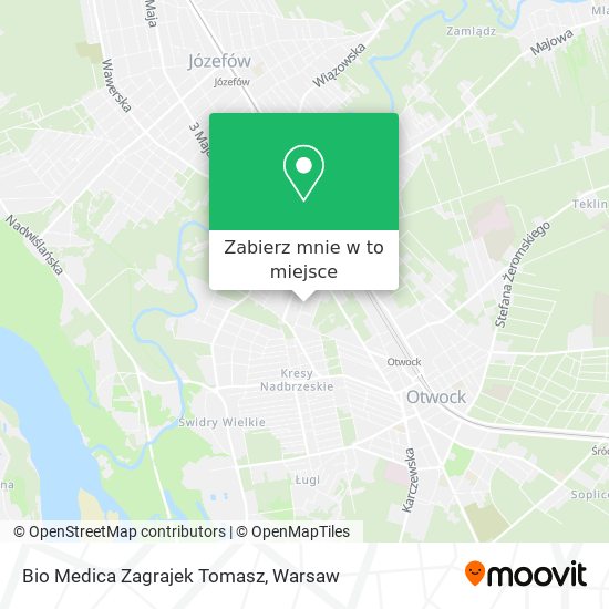 Mapa Bio Medica Zagrajek Tomasz