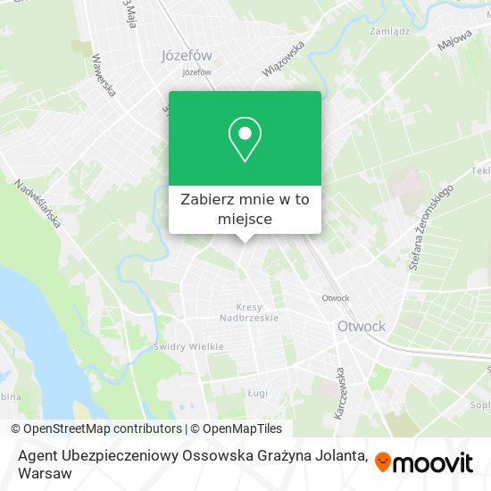 Mapa Agent Ubezpieczeniowy Ossowska Grażyna Jolanta