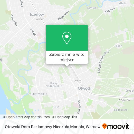 Mapa Otowcki Dom Reklamowy Nieckuła Mariola