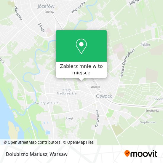 Mapa Dołubizno Mariusz