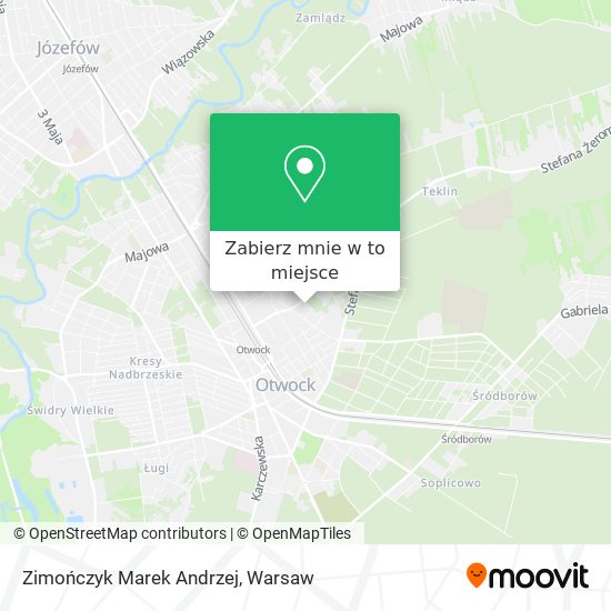 Mapa Zimończyk Marek Andrzej