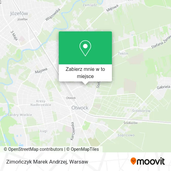 Mapa Zimończyk Marek Andrzej