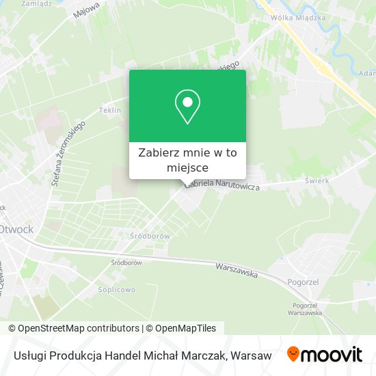 Mapa Usługi Produkcja Handel Michał Marczak