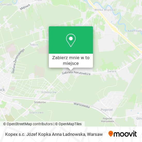 Mapa Kopex s.c. Józef Kopka Anna Ładnowska