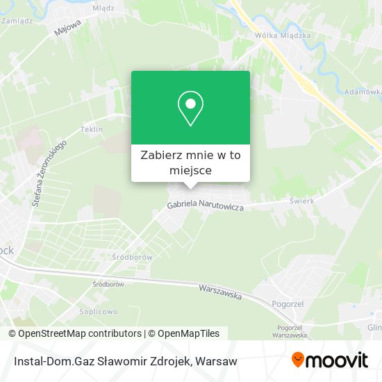 Mapa Instal-Dom.Gaz Sławomir Zdrojek