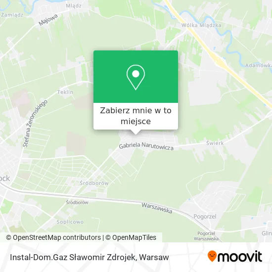 Mapa Instal-Dom.Gaz Sławomir Zdrojek