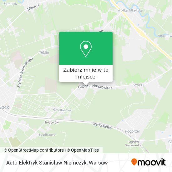 Mapa Auto Elektryk Stanisław Niemczyk