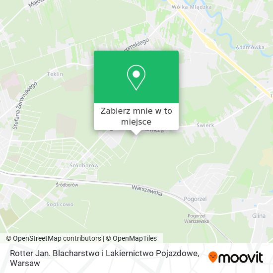 Mapa Rotter Jan. Blacharstwo i Lakiernictwo Pojazdowe