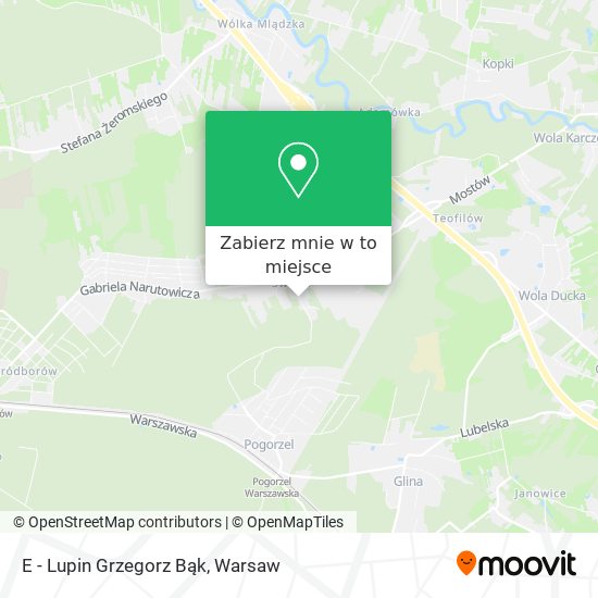 Mapa E - Lupin Grzegorz Bąk