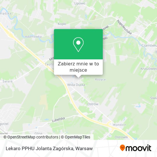 Mapa Lekaro PPHU Jolanta Zagórska