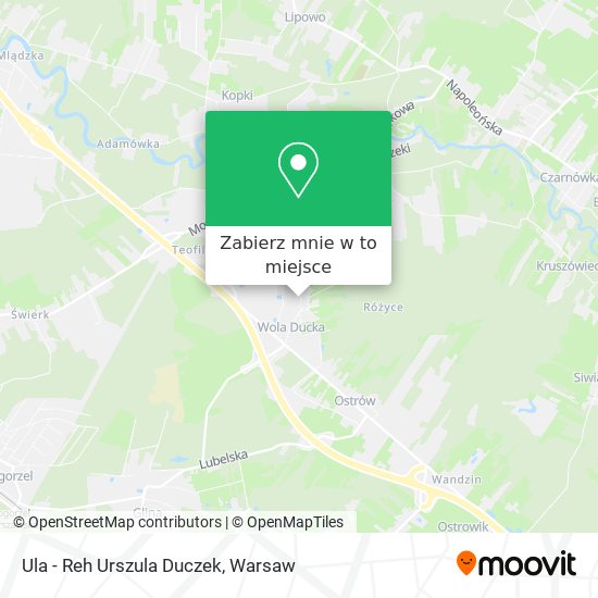 Mapa Ula - Reh Urszula Duczek