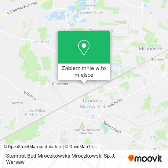 Mapa Stambet Bud Mroczkowska Mroczkowski Sp.J