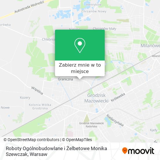 Mapa Roboty Ogólnobudowlane i Żelbetowe Monika Szewczak