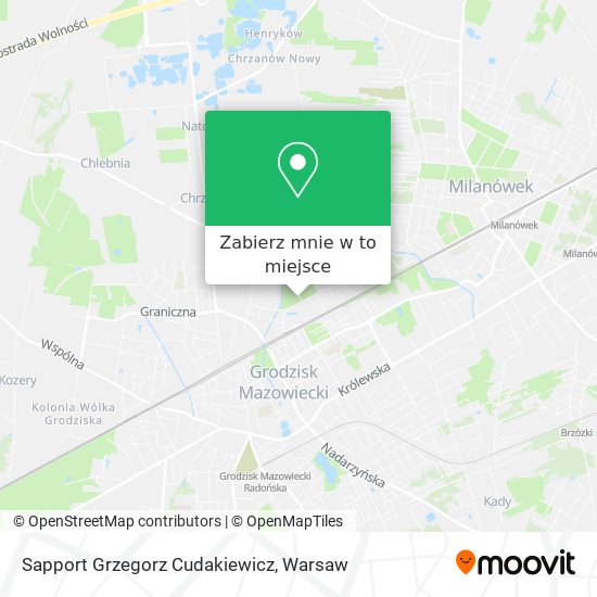 Mapa Sapport Grzegorz Cudakiewicz