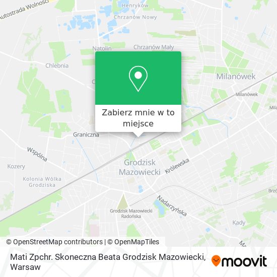 Mapa Mati Zpchr. Skoneczna Beata Grodzisk Mazowiecki