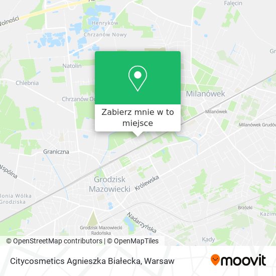 Mapa Citycosmetics Agnieszka Białecka