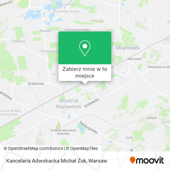 Mapa Kancelaria Adwokacka Michał Żuk