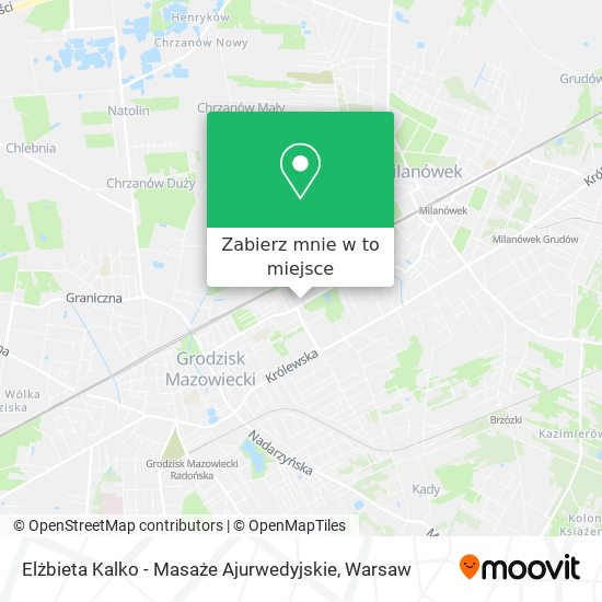 Mapa Elżbieta Kalko - Masaże Ajurwedyjskie