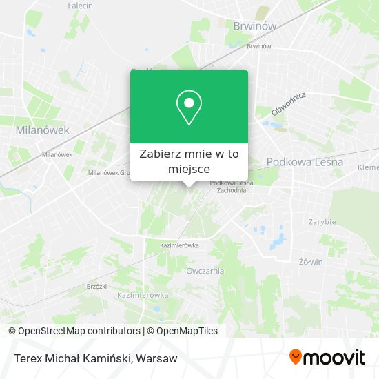 Mapa Terex Michał Kamiński