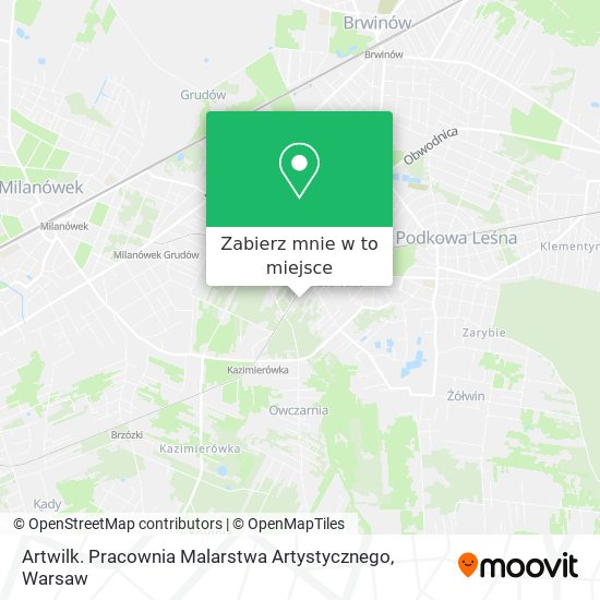 Mapa Artwilk. Pracownia Malarstwa Artystycznego