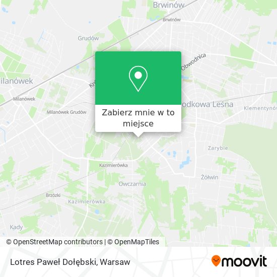 Mapa Lotres Paweł Dołębski