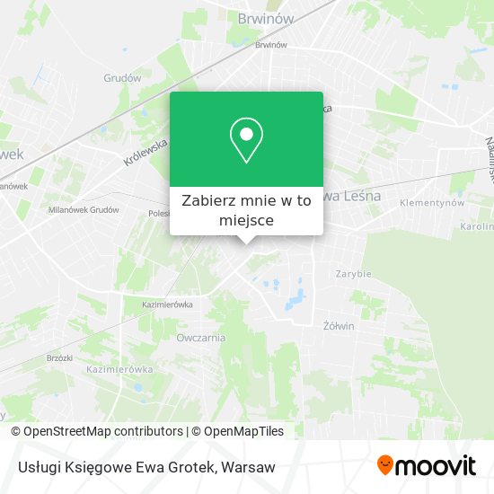 Mapa Usługi Księgowe Ewa Grotek