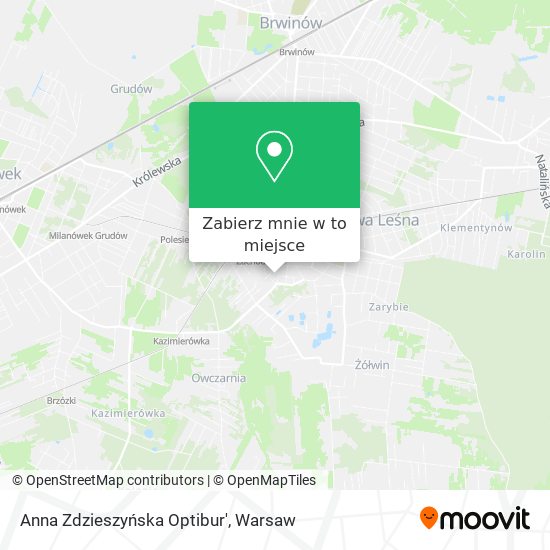 Mapa Anna Zdzieszyńska Optibur'