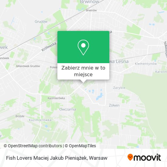 Mapa Fish Lovers Maciej Jakub Pieniążek