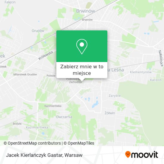 Mapa Jacek Kierlańczyk Gastar