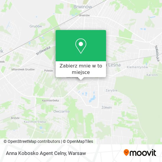 Mapa Anna Kobosko Agent Celny