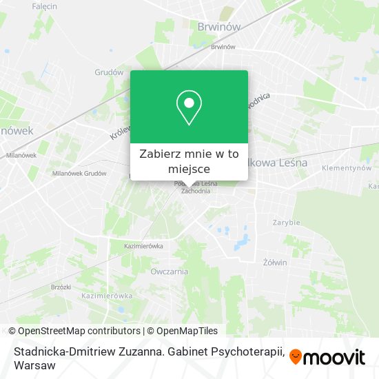 Mapa Stadnicka-Dmitriew Zuzanna. Gabinet Psychoterapii