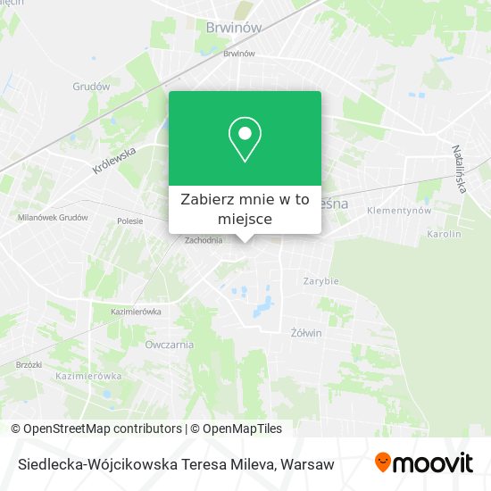 Mapa Siedlecka-Wójcikowska Teresa Mileva