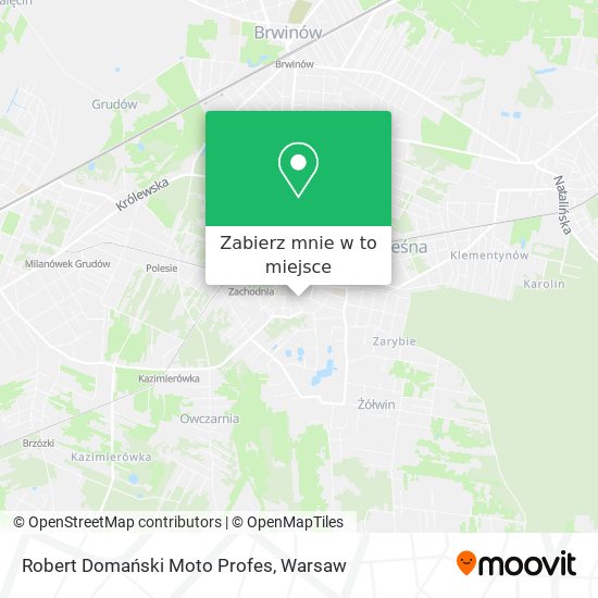 Mapa Robert Domański Moto Profes