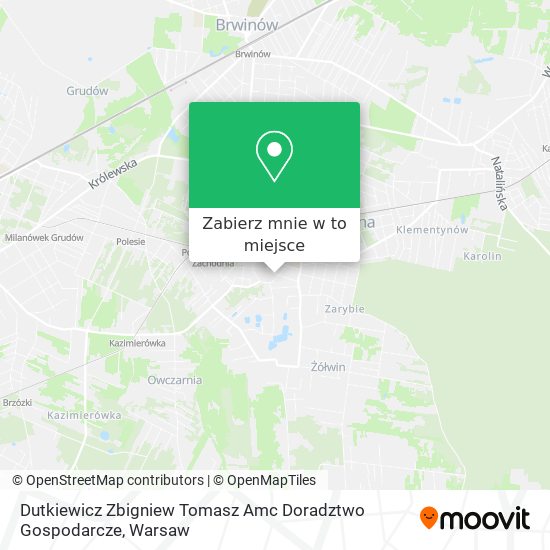 Mapa Dutkiewicz Zbigniew Tomasz Amc Doradztwo Gospodarcze