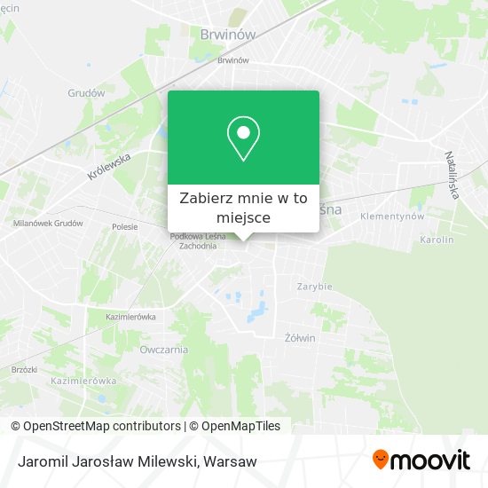 Mapa Jaromil Jarosław Milewski