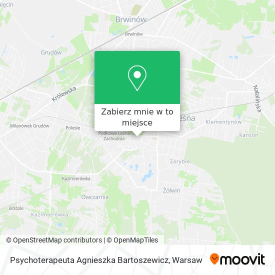 Mapa Psychoterapeuta Agnieszka Bartoszewicz