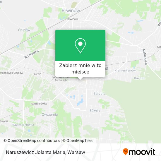 Mapa Naruszewicz Jolanta Maria