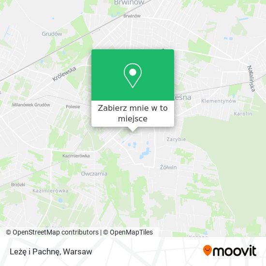 Mapa Leżę i Pachnę