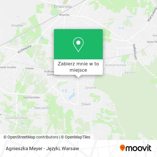 Mapa Agnieszka Meyer - Języki