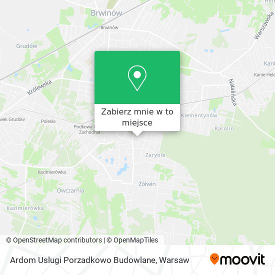 Mapa Ardom Uslugi Porzadkowo Budowlane